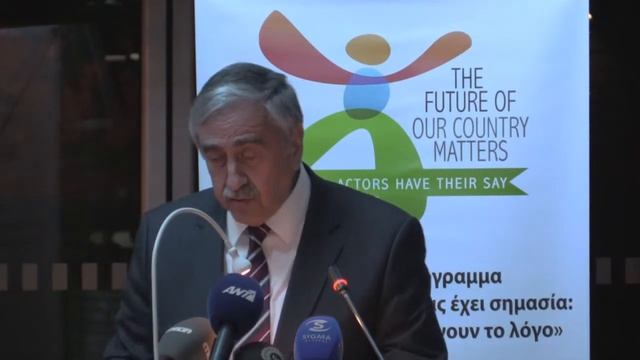Speech by the Turkish-Cypriot leader, Mustafa Akıncı смотреть онлайн