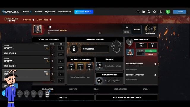 Aplicaciones para jugar Pathfinder 2e: Demiplane, Foundry, Pathbuilder смотреть онлайн