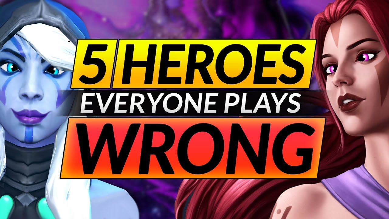 5 Heroes EVERYONE PLAYS WRONG - Do THIS Instead - Simple Tips and Tricks - Dota 2 Guide смотреть онлайн