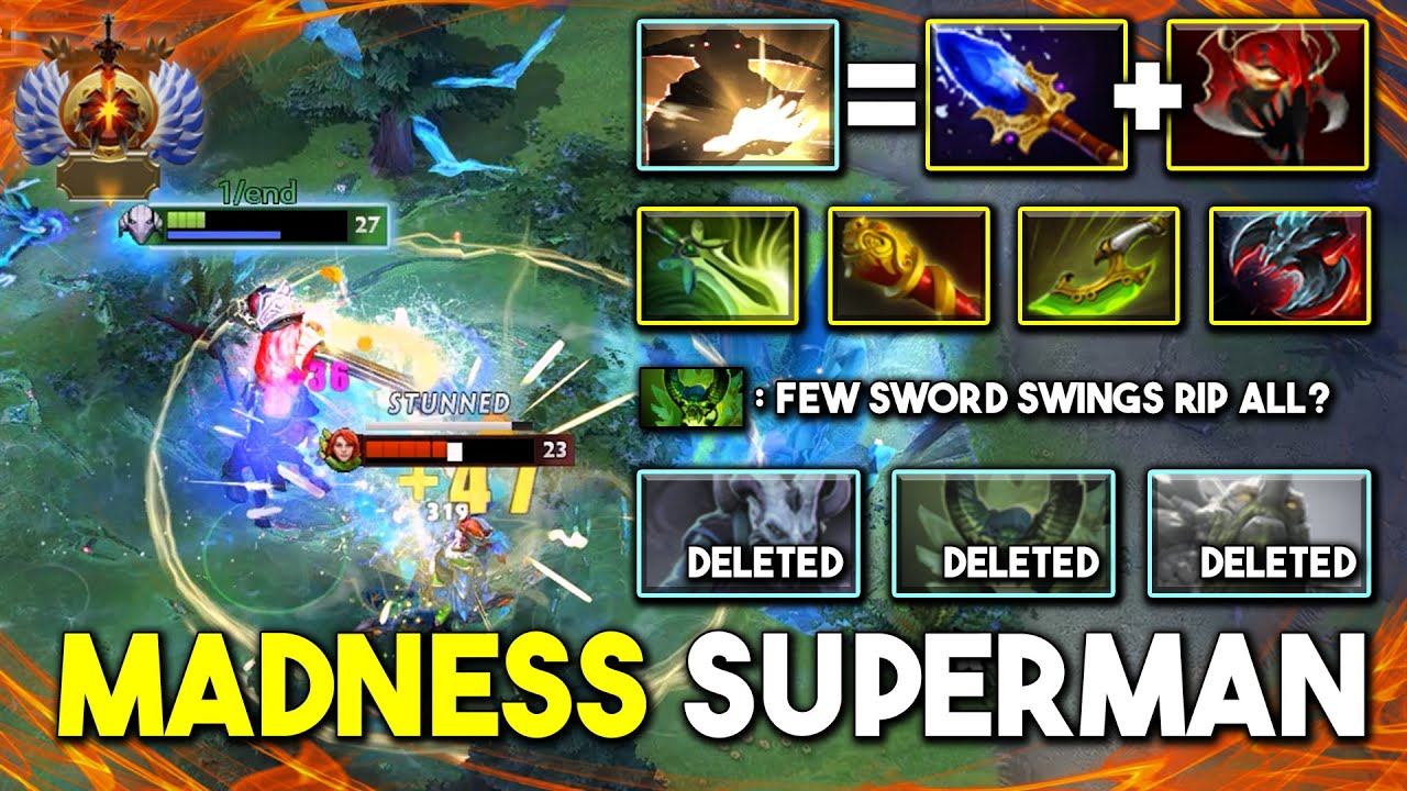 MADNESS SUPERMAN CARRY Sven Max Slotted Build Just Few Swings of his Sword Delete All His Opponent смотреть онлайн