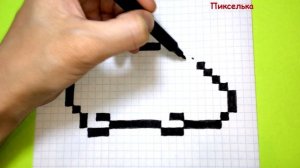 Как Рисовать Милую Морскую Свинку по Клеточкам ♥ Рисунки по Клеточкам