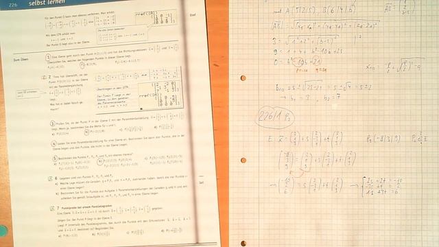 2020 04 23 MA11GK Punktprobe in Parameterdarstellung einer Ebene смотреть онлайн