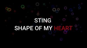 Sting - Shape Of My Heart (lyrics)