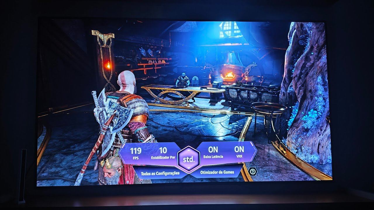 GOD OF WAR RAGNAROK 4k 120 FPS TV OLED C1 PS5 FAT #5 смотреть онлайн