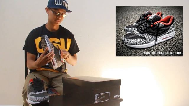 Unboxing - Air Max 1 | Nike iD "Supreme" Custom смотреть онлайн