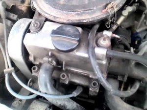 Звук работы двигателя оки