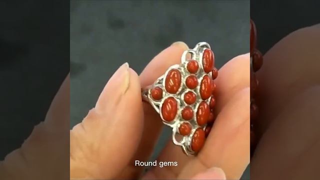Lan Hong Jade Oval and round Shape Gemstone Silver Ring смотреть онлайн