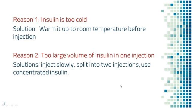 Pain/burn after insulin (Tresiba, Basaglar, Apidra, Fiasp, etc.) injection, what should I do? смотреть онлайн