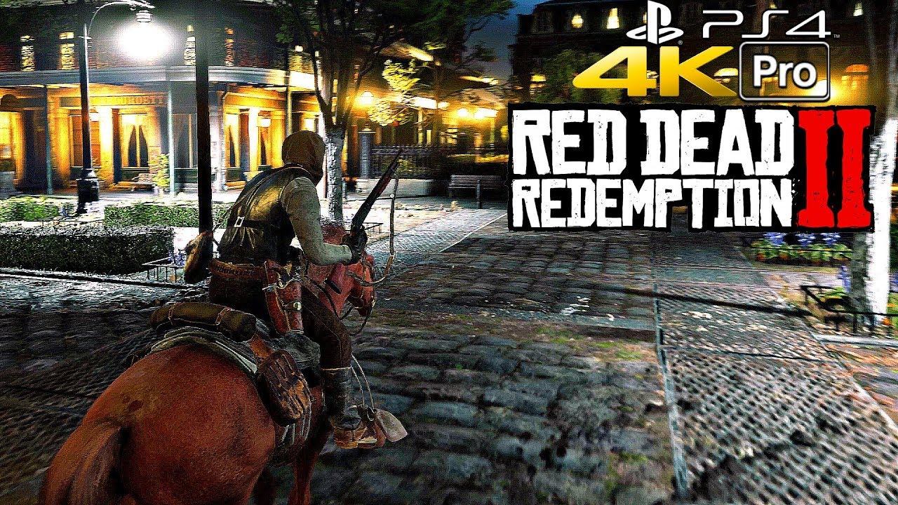 Red Dead Redemption 2 - Gameplay 4K PS4 PRO (2160p Ultra HD) смотреть онлайн