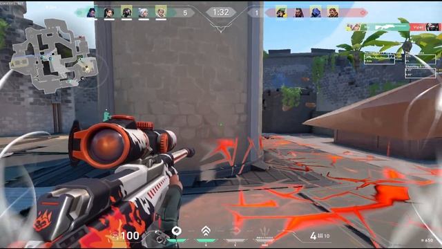 Low Sens = Calm Aim | Valorant Gameplay смотреть онлайн