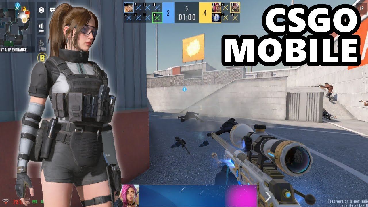 BOMB MODE, ALPHA ACE, CSGO Mobile CBT Gameplay Poco X3 Pro SD 860 смотреть онлайн