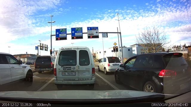 BlackVue DR650GW-2CH - Front Day - sunny Test смотреть онлайн