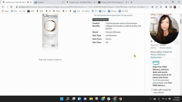 ASIN Review: Osmosis Skincare Epidermal Repair Serum Rosacea and Dark Spot Corrector - Amazon FBA смотреть онлайн