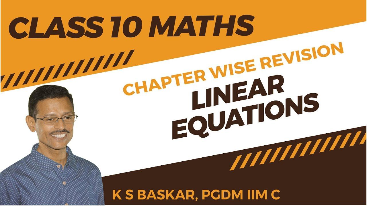 CBSE Class 10 Math Revision Class | Chapter 3 Linear Equations in 2 Variables | Important Questions смотреть онлайн