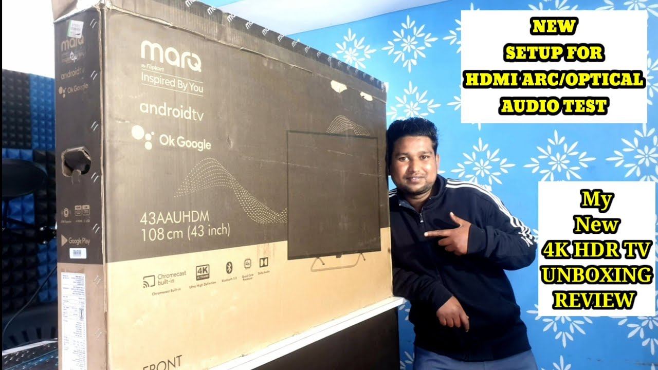 Marq 43AAUHDM 4K UHD SMART Android TV⚡UNBOXING/REVIEW⚡FOR MY NEW SETUP(BEST BUDGET 4K 43inch TV) смотреть онлайн