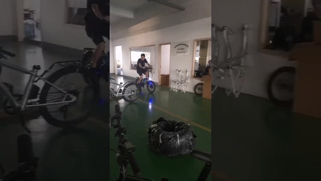20 inch 350 Watt 7 speed Folding Electric bicycle with lighting system смотреть онлайн
