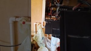 Навесной котёл Аристон, нет горячей воды