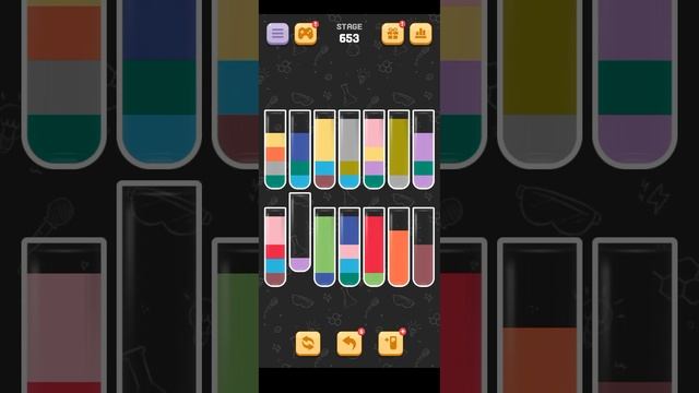 Water Sort Quest Level 653 Solution Walkthrough without any Revert смотреть онлайн