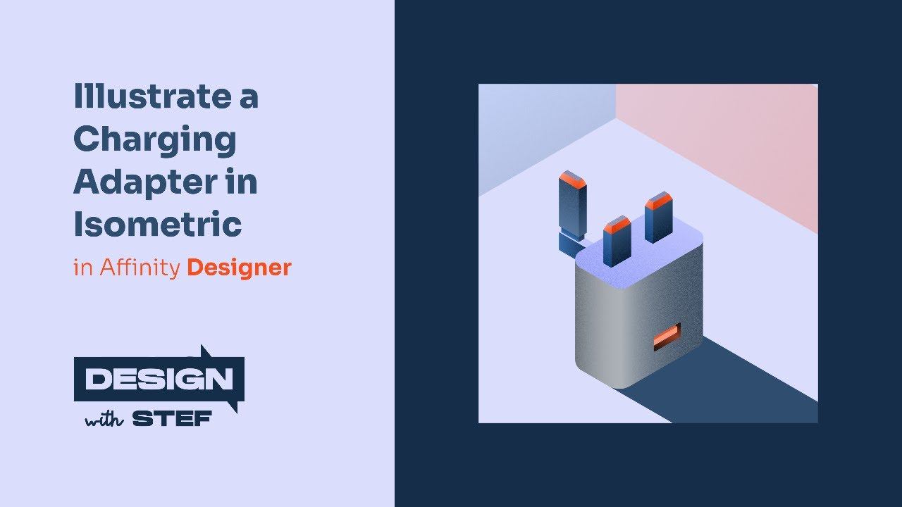 Speed Illustration of an Adapter in Isometric смотреть онлайн
