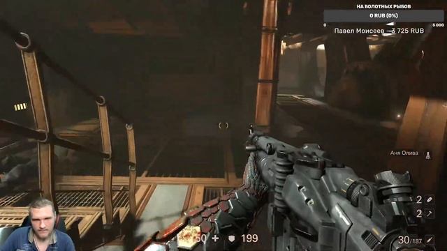 Бласковиц снова в строю! Wolfenstein 2: the new colossus #1