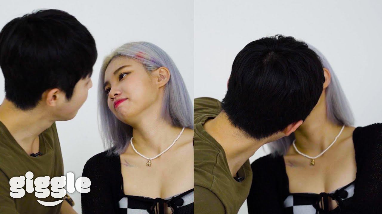 KISSING A FRIENDㅣDifferent Levels of Skinship Experiment смотреть онлайн