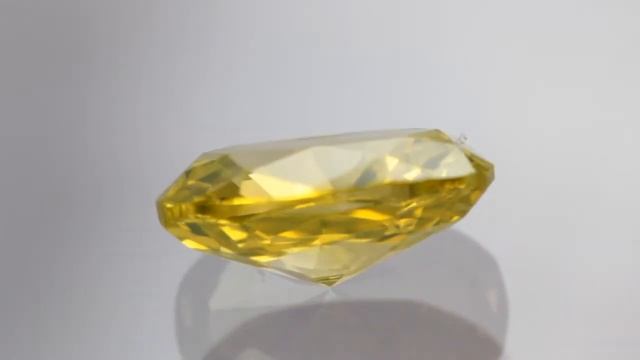 0.33 ctw, 5.17x3.46 mm, Canary Yellow, VS1 Clarity, Oval Cut Real Diamond - www.diamondzul.com смотреть онлайн