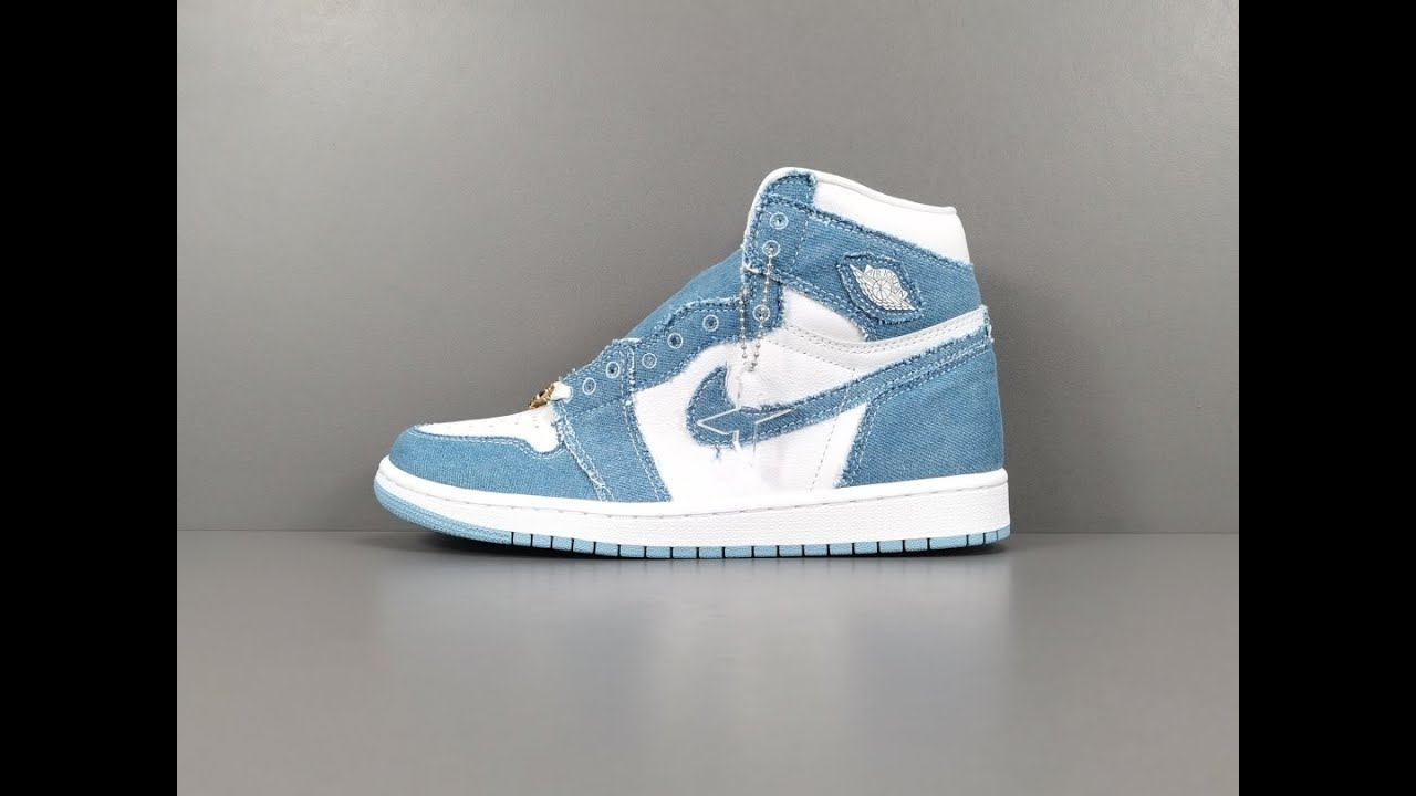 Nike Air Jordan 1 High OG WMNS "Denim" смотреть онлайн