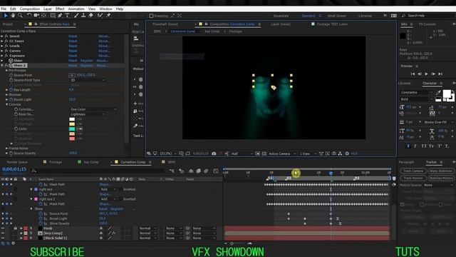 Advance Eye light Rays effect! adobe after effects Tutorial смотреть онлайн