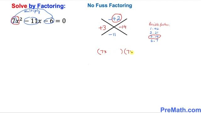 How to Solve Quadratic Equations by Factoring - No Fuss Method смотреть онлайн