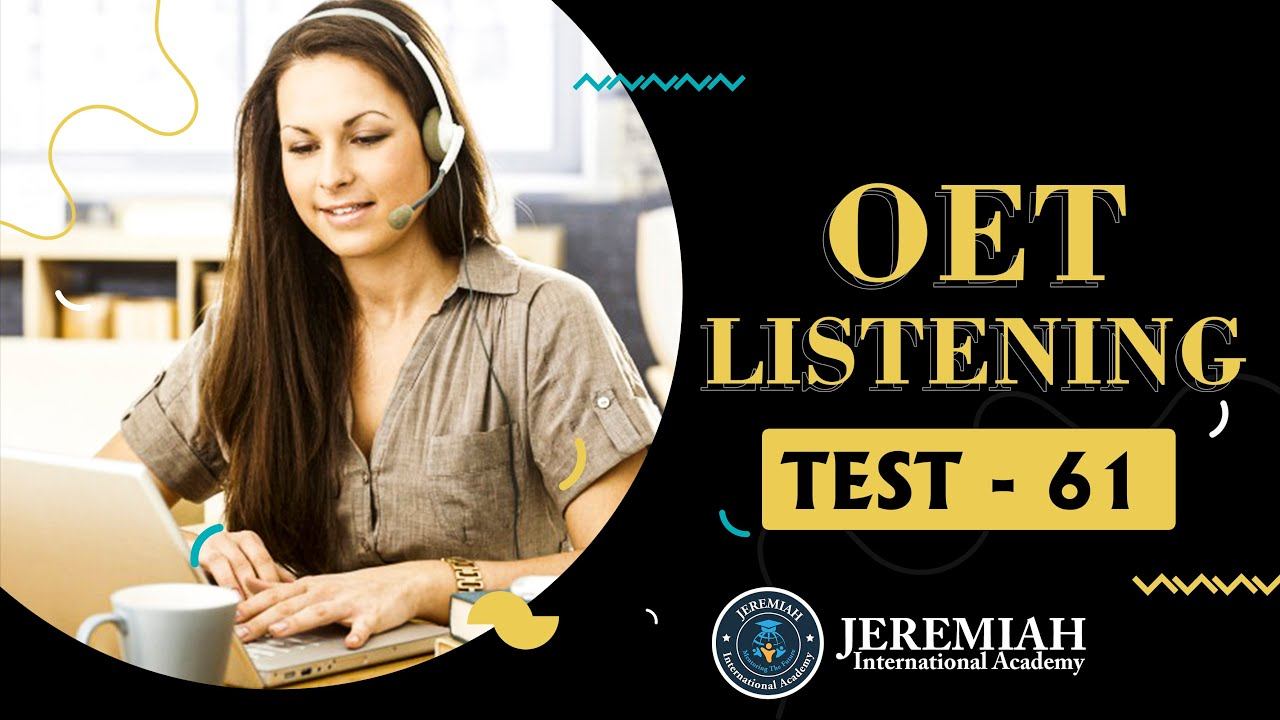 OET Listening Test 61, Patient: Samara Cox смотреть онлайн