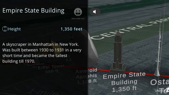univerzoon 3D Scales Discover size comparacion univese distancie смотреть онлайн