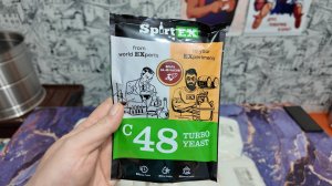 Мощные турбо дрожжи для сахарной браги SpirtEX С48