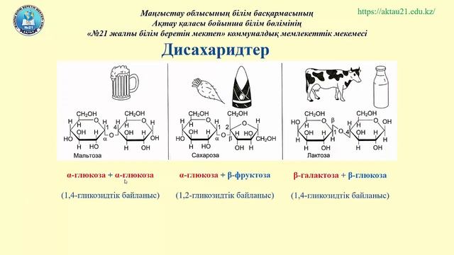 Көмірсулардың альфа және бета глюкозаның химиялық құрылыcы сипаттайды смотреть онлайн
