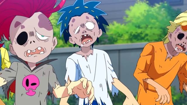 BEYBLADE ZOMBIE APOCALYPSE! FUNNY BEYLBADE BURST DB MOMENTS! смотреть онлайн