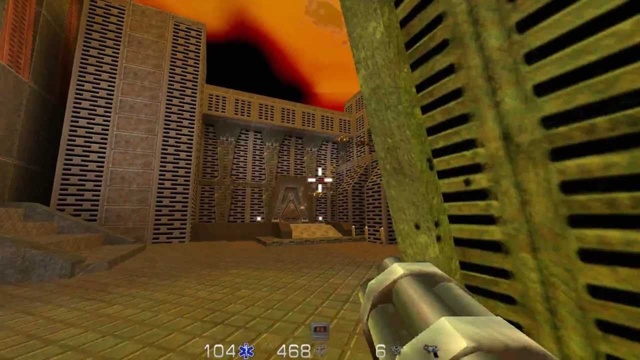 Quake II - a little harmless fun with KMQuake2 (part 1) смотреть онлайн
