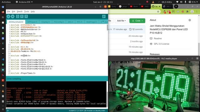 1000 Subscribers JWS Murottal Open Source - 1K Subs Arduino NodeMCU ESP8266 LED Clock Prayer Times смотреть онлайн