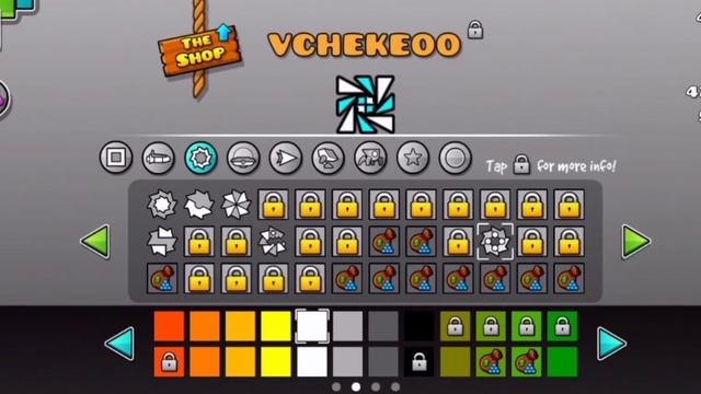 ОБЗОР НА МОЙ АККАУНТ В GEOMETRY DASH! смотреть онлайн