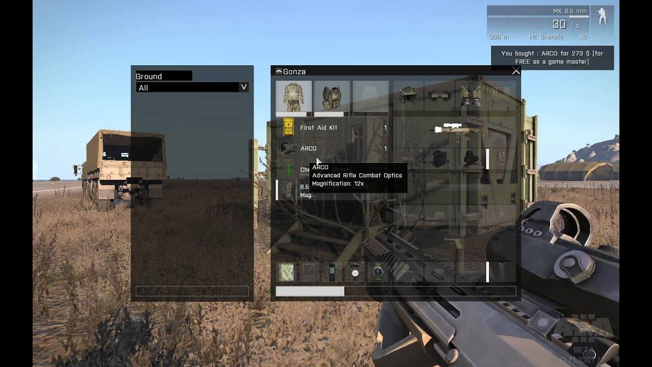Arma 3 Beta scope (VTS) смотреть онлайн
