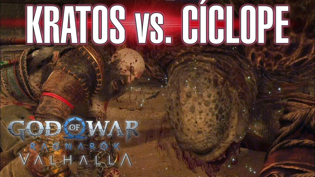 ¡KRATOS vs Cíclope! God of War Ragnarok: VALHALLA смотреть онлайн