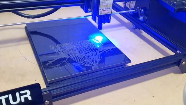 Engraving Granite ? ...With the Ortur Laser Master 2 20w fixed focus diode laser смотреть онлайн