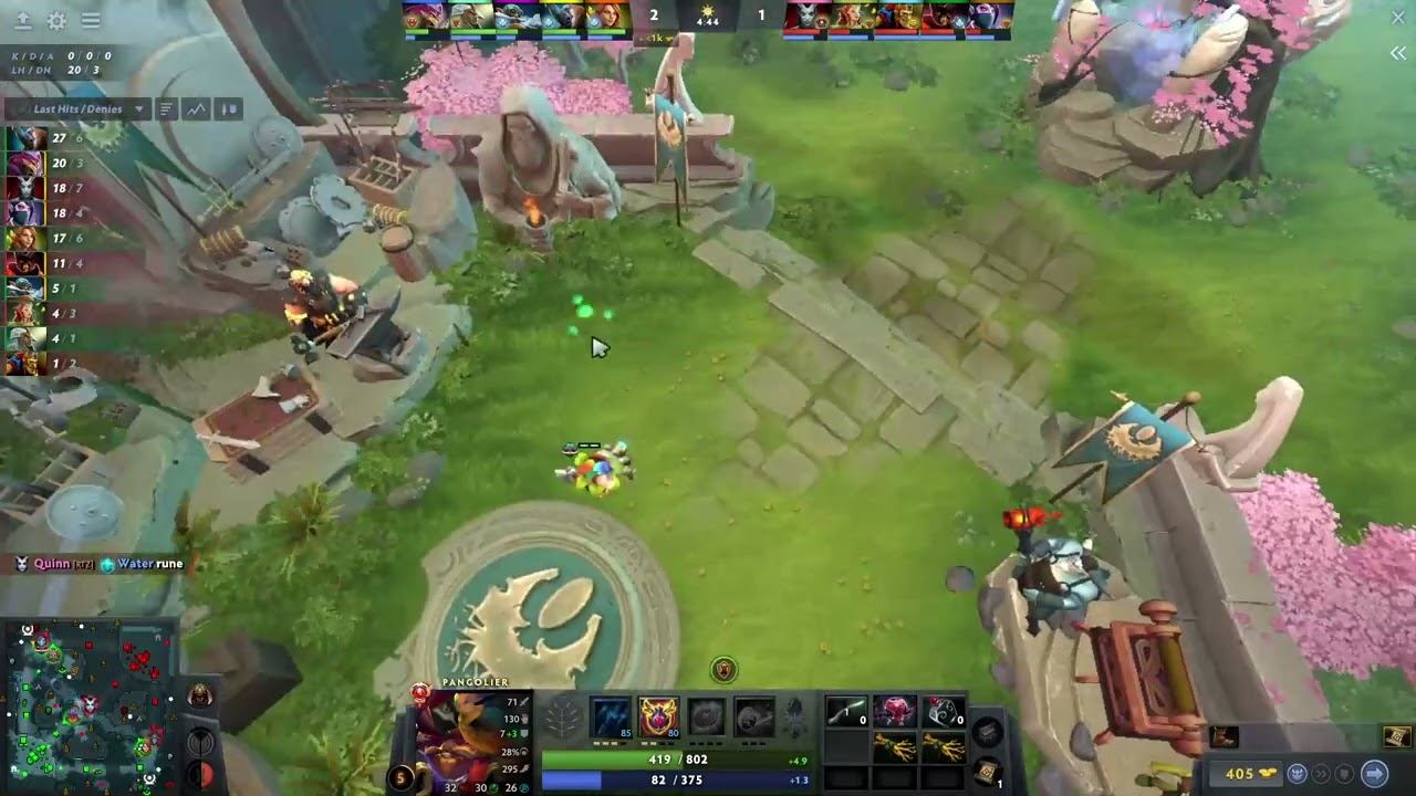 How to lane mid pangolier (Malr1ne) vs queen of pain - Dota 2 смотреть онлайн