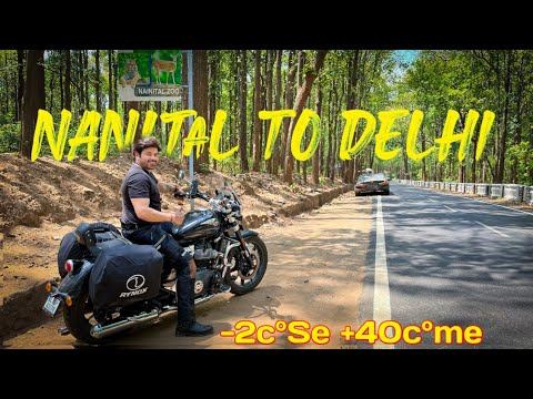Nanital Se Delhi (-2c°se + 40c°Me Halat Kharab Ho Gaye 🥵 Super Meteor 650 par смотреть онлайн