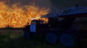 Реконструкция пожара на ЧАЭС в фс 17.