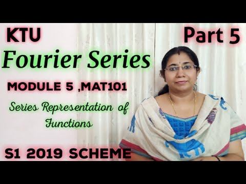 Fourier Series | Series Representation of Functions |MAT101 Module5| KTU | S1| Part 5 смотреть онлайн