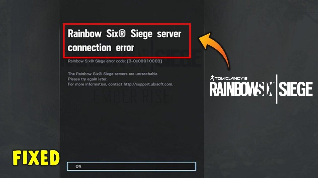 How to Fix Rainbow Six Siege Server Connection Error смотреть онлайн