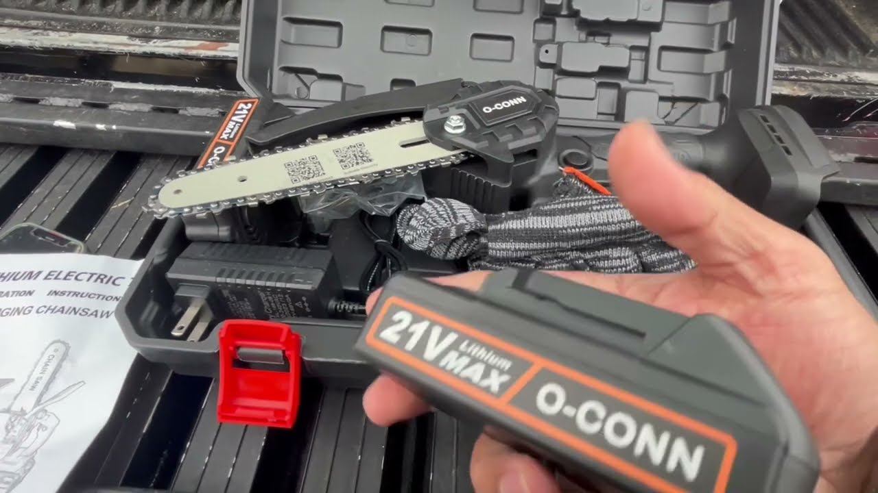 6 Inch Handheld Portable Electric Chainsaw смотреть онлайн