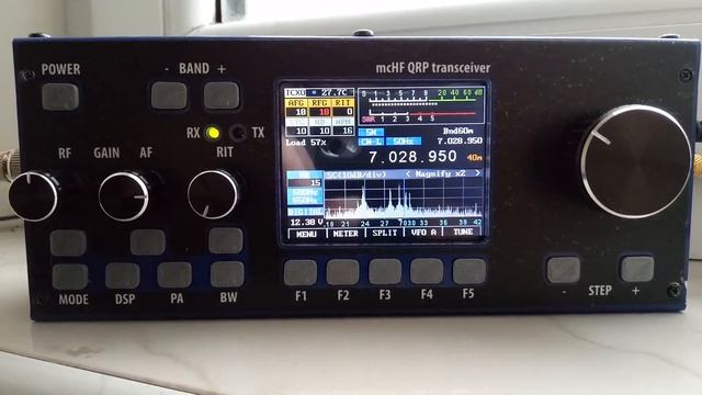 QRP SDR трансивер M0NKA mcHF смотреть онлайн