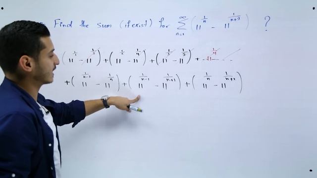 Calculus 2 ( Ch11 ) Telescoping Series (partial sum ) смотреть онлайн