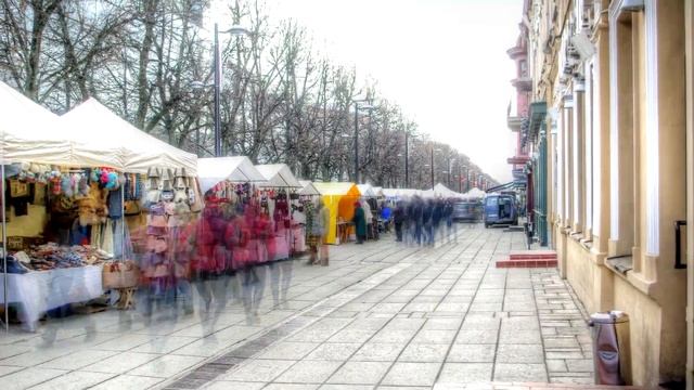 Timelapse: Kaunas in motion смотреть онлайн