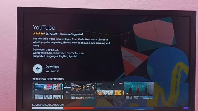 Amazon Fire TV Stick : How to Install YouTube App смотреть онлайн